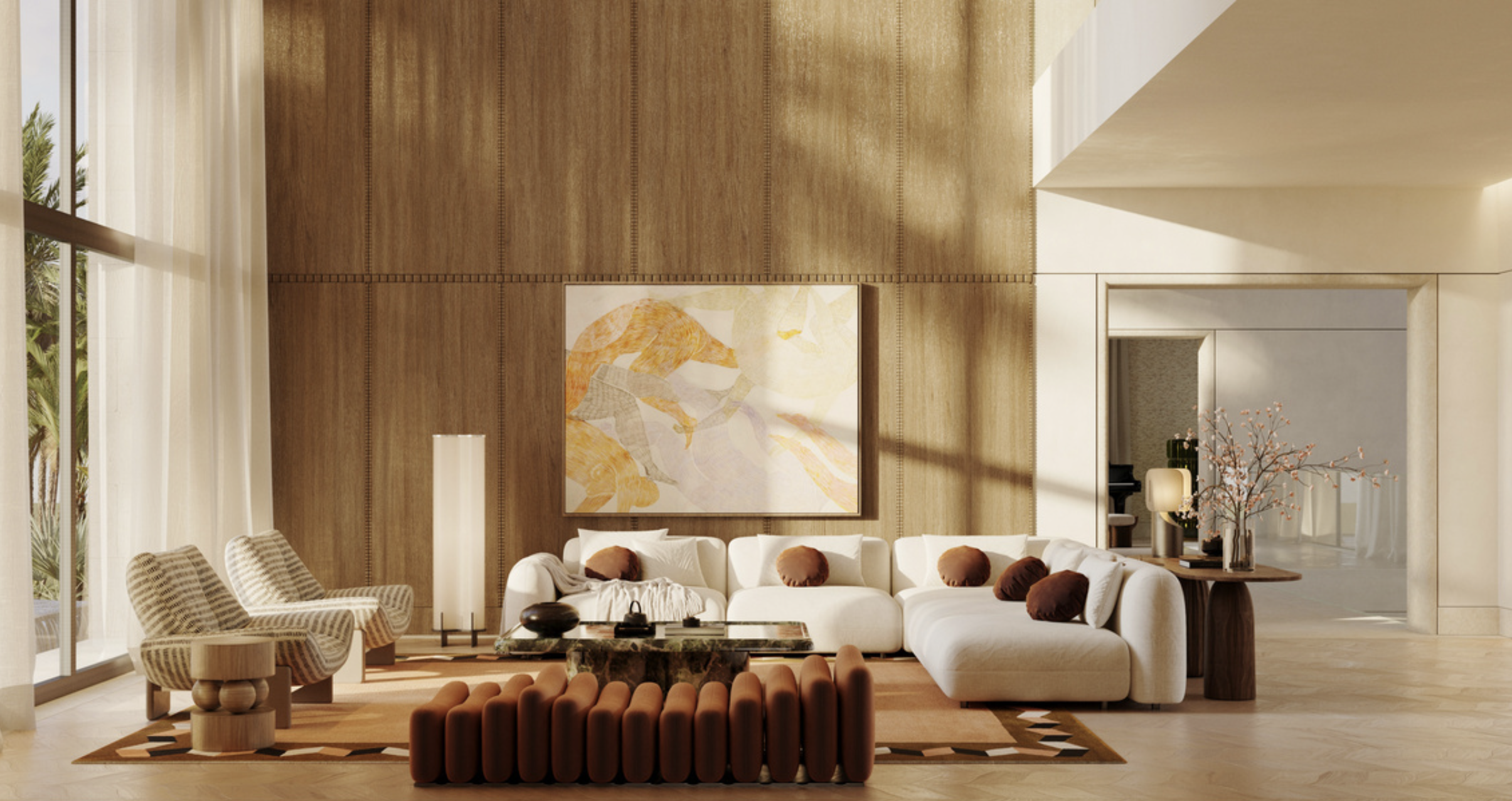 Salón diseñado por The Room Studio